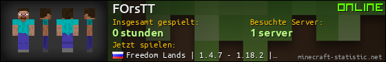 Benutzerleisten 560x90 für FOrsTT