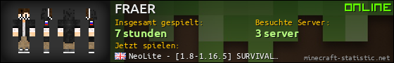 Benutzerleisten 560x90 für FRAER