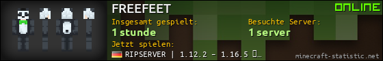 Benutzerleisten 560x90 für FREEFEET