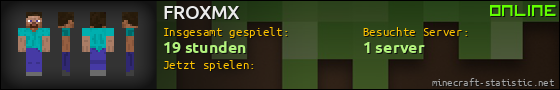 Benutzerleisten 560x90 für FROXMX