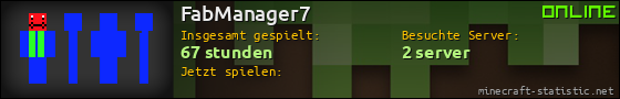 Benutzerleisten 560x90 für FabManager7