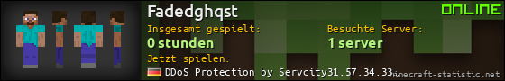 Benutzerleisten 560x90 für Fadedghqst