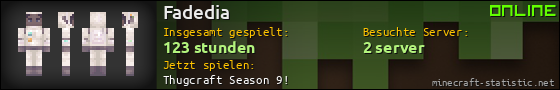Benutzerleisten 560x90 für Fadedia