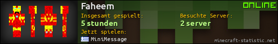 Benutzerleisten 560x90 für Faheem
