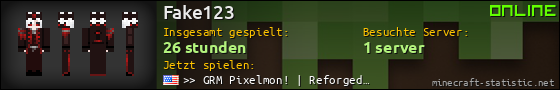 Benutzerleisten 560x90 für Fake123