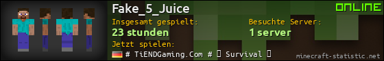 Benutzerleisten 560x90 für Fake_5_Juice