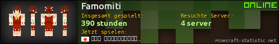 Benutzerleisten 560x90 für Famomiti