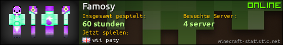 Benutzerleisten 560x90 für Famosy