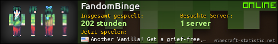 Benutzerleisten 560x90 für FandomBinge