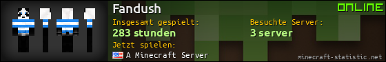 Benutzerleisten 560x90 für Fandush