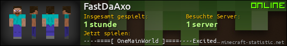 Benutzerleisten 560x90 für FastDaAxo