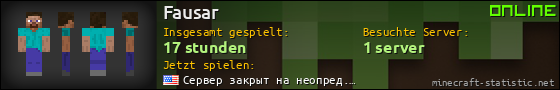 Benutzerleisten 560x90 für Fausar