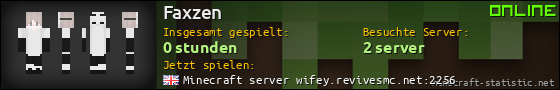 Benutzerleisten 560x90 für Faxzen