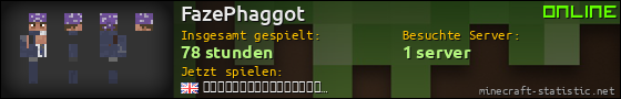 Benutzerleisten 560x90 für FazePhaggot