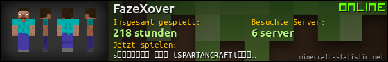 Benutzerleisten 560x90 für FazeXover