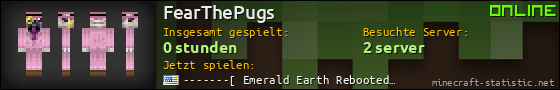 Benutzerleisten 560x90 für FearThePugs