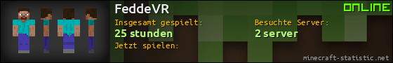 Benutzerleisten 560x90 für FeddeVR