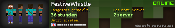 Benutzerleisten 560x90 für FestiveWhistle