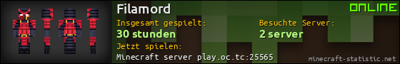 Benutzerleisten 560x90 für Filamord