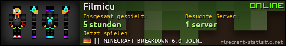 Benutzerleisten 560x90 für Filmicu