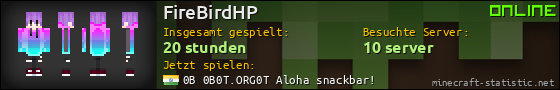 Benutzerleisten 560x90 für FireBirdHP