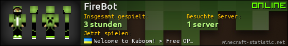 Benutzerleisten 560x90 für FireBot