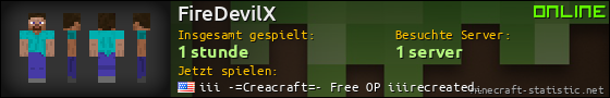 Benutzerleisten 560x90 für FireDevilX