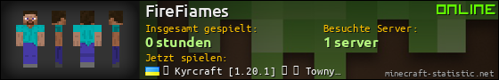 Benutzerleisten 560x90 für FireFiames