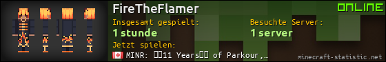 Benutzerleisten 560x90 für FireTheFlamer