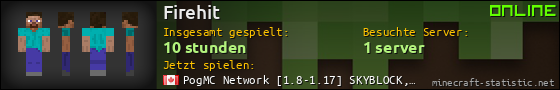 Benutzerleisten 560x90 für Firehit