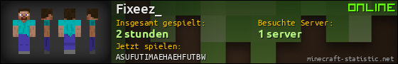 Benutzerleisten 560x90 für Fixeez_