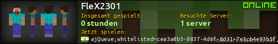 Benutzerleisten 560x90 für FleX2301