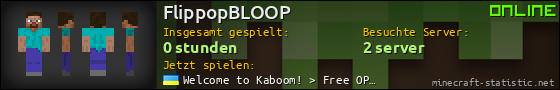 Benutzerleisten 560x90 für FlippopBLOOP