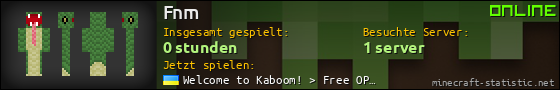 Benutzerleisten 560x90 für Fnm