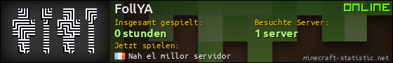Benutzerleisten 560x90 für FollYA