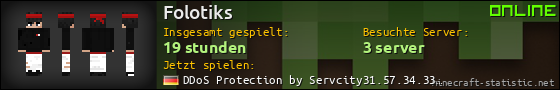 Benutzerleisten 560x90 für Folotiks