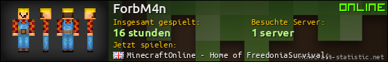 Benutzerleisten 560x90 für ForbM4n