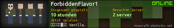 Benutzerleisten 560x90 für ForbiddenFlavor1