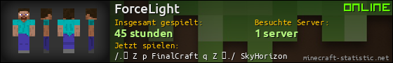 Benutzerleisten 560x90 für ForceLight