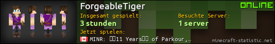 Benutzerleisten 560x90 für ForgeableTiger