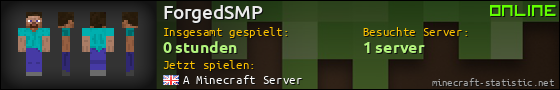 Benutzerleisten 560x90 für ForgedSMP