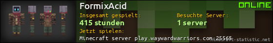 Benutzerleisten 560x90 für FormixAcid