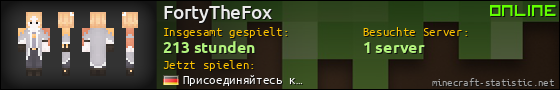 Benutzerleisten 560x90 für FortyTheFox