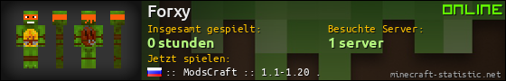 Benutzerleisten 560x90 für Forxy