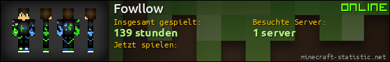 Benutzerleisten 560x90 für Fowllow