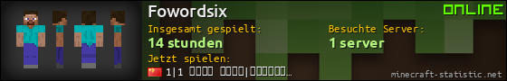 Benutzerleisten 560x90 für Fowordsix