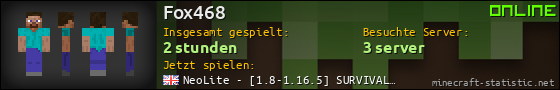 Benutzerleisten 560x90 für Fox468