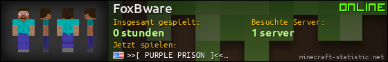 Benutzerleisten 560x90 für FoxBware