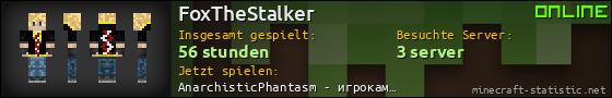 Benutzerleisten 560x90 für FoxTheStalker