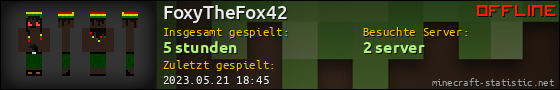 Benutzerleisten 560x90 für FoxyTheFox42